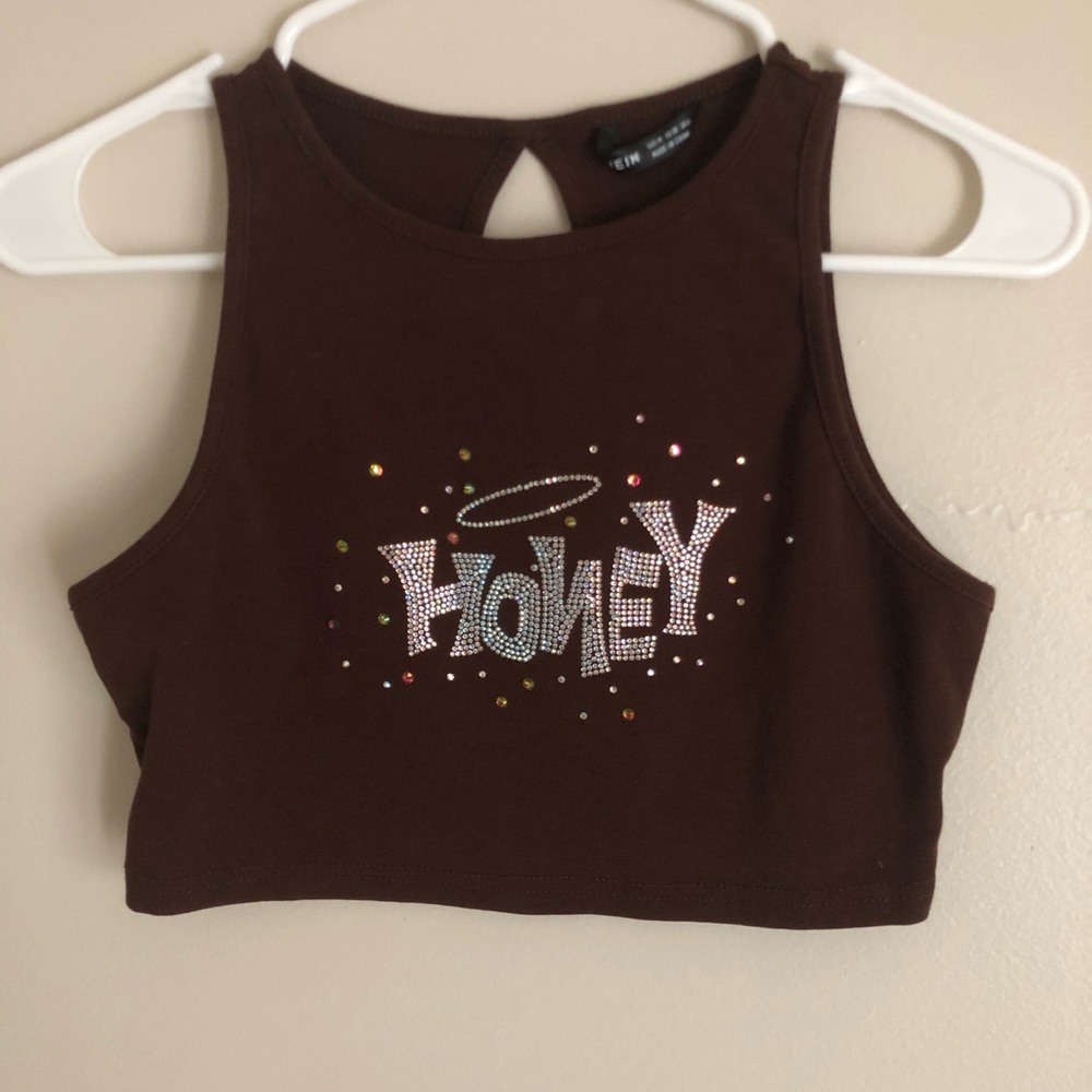 Honey cropped tank super cute and stylish!